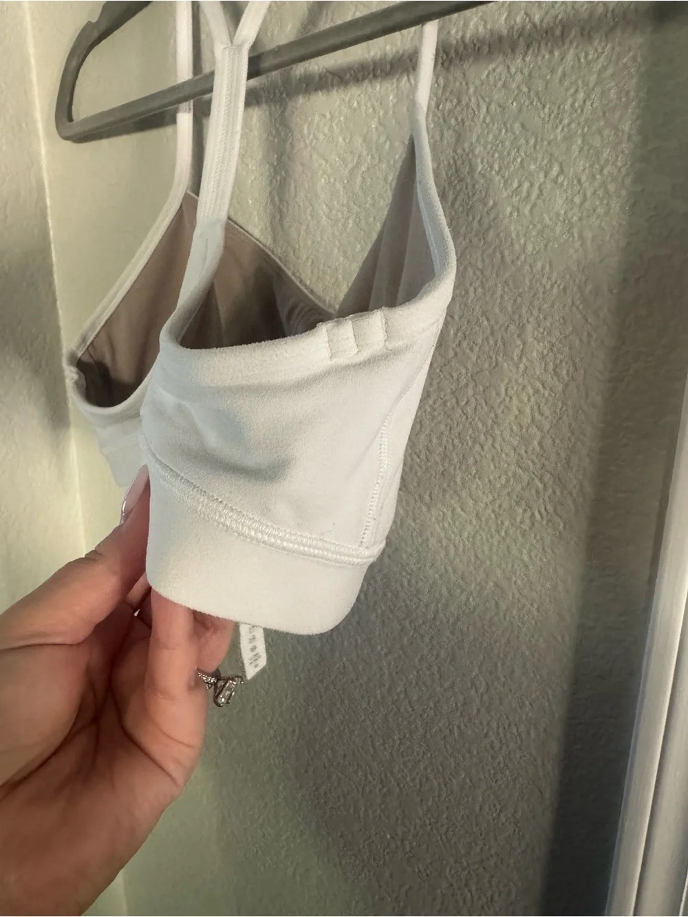 Lululemon Athletica White Strappy Sports Bra